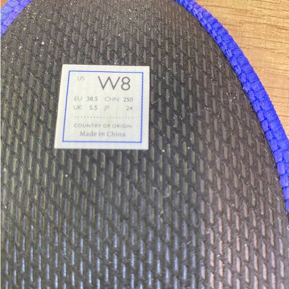 Rothy's Purple /Blue Low Cut Canvas Sneaker,Slip On 8us - Picture 2 of 11